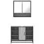 Set de muebles de baño 2 pzas madera contrachapada gris sonoma by , Bathroom furniture - Ref: Foro24-3300943, Price: 151,77 €...