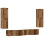 Muebles de TV de pared 4 uds madera vieja madera de ingeniería von , TV-Möbel - Ref: Foro24-3328973, Preis: 228,75 €, Rabatt: %