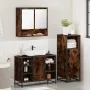 Set de muebles baño 3 pzas madera contrachapada roble ahumado by , Bathroom furniture - Ref: Foro24-3301002, Price: 215,10 €,...