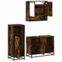 Set de muebles baño 3 pzas madera contrachapada roble ahumado by , Bathroom furniture - Ref: Foro24-3301002, Price: 215,10 €,...