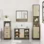 Set de muebles de baño 3 pzas madera contrachapada roble Sonoma by , Bathroom furniture - Ref: Foro24-3301061, Price: 221,56 ...