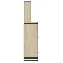 Set de muebles de baño 3 pzas madera contrachapada roble Sonoma by , Bathroom furniture - Ref: Foro24-3301061, Price: 221,56 ...