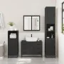 Juego de muebles de baño 3 pzas madera contrachapada negro by , Bathroom furniture - Ref: Foro24-3300960, Price: 268,63 €, Di...