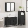 Juego de muebles de baño 3 pzas madera contrachapada negro by , Bathroom furniture - Ref: Foro24-3300960, Price: 268,63 €, Di...