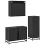 Juego de muebles de baño 3 pzas madera contrachapada negro by , Bathroom furniture - Ref: Foro24-3300960, Price: 268,63 €, Di...