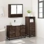 Set de muebles baño 3 pzas madera contrachapada roble marrón by , Bathroom furniture - Ref: Foro24-3301054, Price: 279,00 €, ...