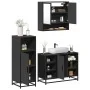 Juego de muebles de baño 3 pzas madera contrachapada negro von , Badezimmermöbel - Ref: Foro24-3301000, Preis: 225,75 €, Raba...