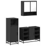 Juego de muebles de baño 3 pzas madera contrachapada negro von , Badezimmermöbel - Ref: Foro24-3301000, Preis: 225,75 €, Raba...