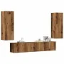 Muebles de TV de pared 4 uds madera vieja madera de ingeniería by , TV Furniture - Ref: Foro24-3328971, Price: 172,15 €, Disc...