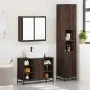Set de muebles baño 3 pzas madera contrachapada roble marrón von , Badezimmermöbel - Ref: Foro24-3301094, Preis: 264,22 €, Ra...