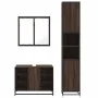 Set de muebles baño 3 pzas madera contrachapada roble marrón von , Badezimmermöbel - Ref: Foro24-3301094, Preis: 264,22 €, Ra...