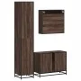 Set de muebles baño 3 pzas madera contrachapada roble marrón von , Badezimmermöbel - Ref: Foro24-3301094, Preis: 264,22 €, Ra...
