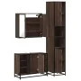Set de muebles baño 3 pzas madera contrachapada roble marrón von , Badezimmermöbel - Ref: Foro24-3301094, Preis: 264,22 €, Ra...