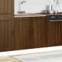 Panel para lavavajillas Lucca madera contrachapada roble marrón de , Armarios de cocina - Ref: Foro24-853694, Precio: 78,76 €...