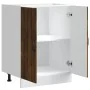 Mueble bajo fregadero Lucca madera contrachapada roble ahumado de , Armarios de cocina - Ref: Foro24-853682, Precio: 85,90 €,...