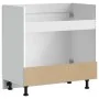 Mueble bajo fregadero Lucca blanca de alto brillo de , Armarios de cocina - Ref: Foro24-853689, Precio: 84,64 €, Descuento: %