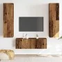 Muebles de TV de pared 3 uds madera vieja madera de ingeniería by , TV Furniture - Ref: Foro24-3328965, Price: 173,85 €, Disc...