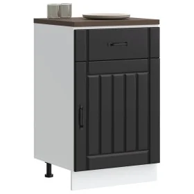 Mueble bajo de cocina Lucca madera ingeniería negra von , Küchenschränke - Ref: Foro24-853718, Preis: 88,60 €, Rabatt: %