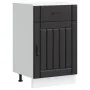 Mueble bajo de cocina Lucca madera ingeniería negra von , Küchenschränke - Ref: Foro24-853718, Preis: 88,60 €, Rabatt: %