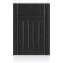 Mueble bajo de cocina Lucca madera ingeniería negra von , Küchenschränke - Ref: Foro24-853718, Preis: 88,60 €, Rabatt: %