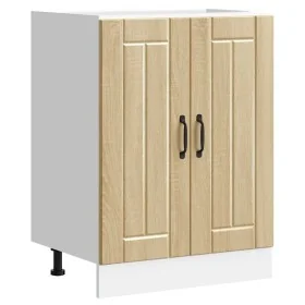Mueble bajo fregadero Lucca madera contrachapada roble sonoma de , Armarios de cocina - Ref: Foro24-853680, Precio: 79,93 €, ...