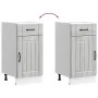 Mueble bajo de cocina Lucca madera contrachapada gris sonoma de , Armarios de cocina - Ref: Foro24-853713, Precio: 77,82 €, D...