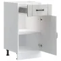 Mueble bajo de cocina Lucca madera contrachapada gris cemento by , Kitchen cabinets - Ref: Foro24-853711, Price: 76,33 €, Dis...
