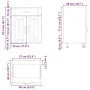 Mueble bajo de cocina Lucca roble ahumado by , Kitchen cabinets - Ref: Foro24-853732, Price: 89,31 €, Discount: %