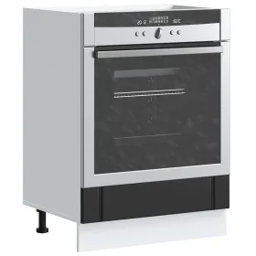 Armario de horno Lucca negra madera reconstituida von , Küchenschränke - Ref: Foro24-853758, Preis: 63,92 €, Rabatt: %