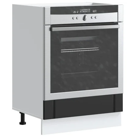 Armario de horno Lucca negra madera reconstituida von , Küchenschränke - Ref: Foro24-853758, Preis: 63,92 €, Rabatt: %