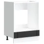 Armario de horno Lucca negra madera reconstituida von , Küchenschränke - Ref: Foro24-853758, Preis: 63,92 €, Rabatt: %