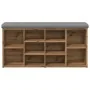 Banco zapatero madera de ingeniería roble artesanal 102x32x50cm von , Bänke für Hallen und Lager - Ref: Foro24-857626, Preis:...