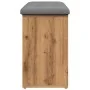 Banco zapatero madera de ingeniería roble artesanal 102x32x50cm von , Bänke für Hallen und Lager - Ref: Foro24-857626, Preis:...