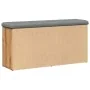 Banco zapatero madera de ingeniería roble artesanal 102x32x50cm von , Bänke für Hallen und Lager - Ref: Foro24-857626, Preis:...