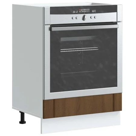 Armario de horno Lucca madera contrachapada roble marrón von , Küchenschränke - Ref: Foro24-853764, Preis: 64,03 €, Rabatt: %