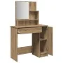 Tocador con espejo roble artisan 86,5x35x136 cm de , Tocadores para dormitorios - Ref: Foro24-857010, Precio: 96,44 €, Descue...