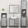 Set de muebles de baño 4 pzas madera contrachapada gris sonoma von , Badezimmermöbel - Ref: Foro24-3301198, Preis: 441,11 €, ...