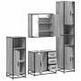 Set de muebles de baño 4 pzas madera contrachapada gris sonoma von , Badezimmermöbel - Ref: Foro24-3301198, Preis: 441,11 €, ...
