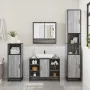 Set de muebles de baño 4 pzas madera contrachapada gris sonoma de , Muebles de baño - Ref: Foro24-3301243, Precio: 415,59 €, ...