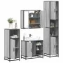 Set de muebles de baño 4 pzas madera contrachapada gris sonoma de , Muebles de baño - Ref: Foro24-3301208, Precio: 427,59 €, ...