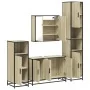 Juego de muebles de baño 4 pzas contrachapada roble sonoma by , Bathroom furniture - Ref: Foro24-3301191, Price: 402,19 €, Di...