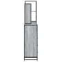 Set de muebles de baño 4 pzas madera contrachapada gris sonoma de , Muebles de baño - Ref: Foro24-3301248, Precio: 336,86 €, ...