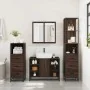 Set de muebles baño 4 pzas madera contrachapada roble marrón von , Badezimmermöbel - Ref: Foro24-3301274, Preis: 331,55 €, Ra...