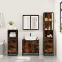Set de muebles baño 4 pzas madera contrachapada roble ahumado by , Bathroom furniture - Ref: Foro24-3301257, Price: 332,01 €,...