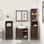 Set de muebles baño 4 pzas madera contrachapada roble marrón de , Muebles de baño - Ref: Foro24-3301269, Precio: 327,69 €, De...