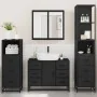 Juego de muebles de baño 4 pzas madera contrachapada negro von , Badezimmermöbel - Ref: Foro24-3301260, Preis: 448,85 €, Raba...