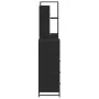Juego de muebles de baño 4 pzas madera contrachapada negro von , Badezimmermöbel - Ref: Foro24-3301260, Preis: 448,85 €, Raba...