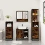 Set de muebles baño 4 pzas madera contrachapada roble ahumado de , Muebles de baño - Ref: Foro24-3301297, Precio: 314,06 €, D...