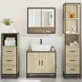 Juego de muebles de baño 4 pzas contrachapada roble sonoma by , Bathroom furniture - Ref: Foro24-3301276, Price: 311,13 €, Di...