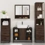 Set de muebles baño 4 pzas madera contrachapada roble marrón by , Bathroom furniture - Ref: Foro24-3301304, Price: 344,28 €, ...